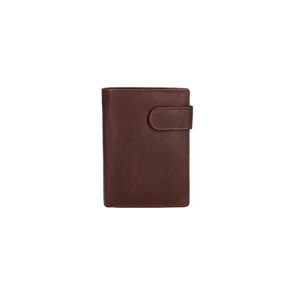 Leather wallet man 161810V - D BROWN - ModaServerPro